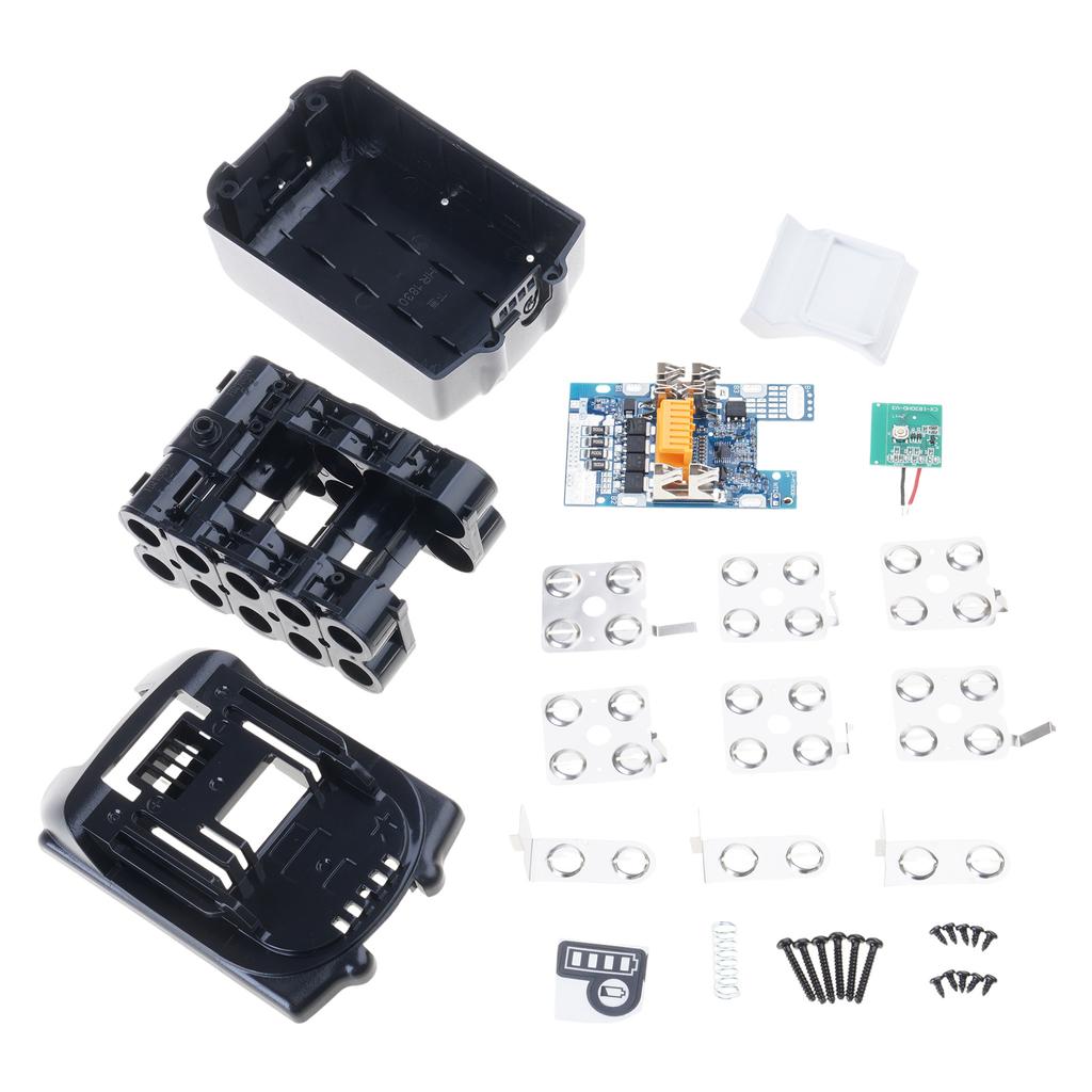 Replacement Battery Housing Case Compatibles For BL1830 18V Battery With Full Protective PCB Circuit Board Replacement
