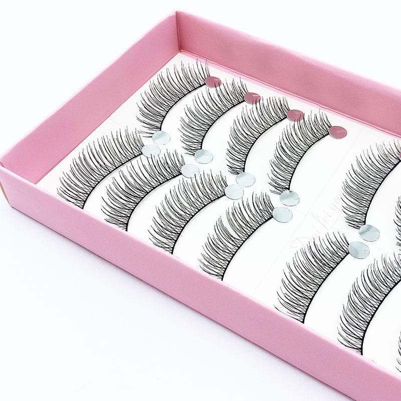Lashie - Natürliche Mehrfachpackung künstliche Wimpern