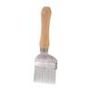 Wooden Handle Honey Uncapping Fork: Metal Scraper and Knife for Beekeeping