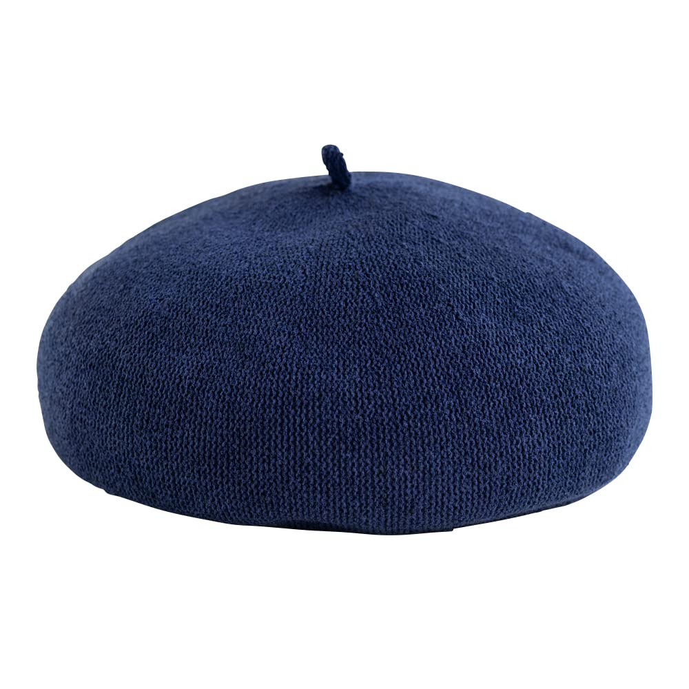Nakota Pokopoko Letní Pevný Volný Námořnicky Modrý Baret, Baret, Dámský, Jaro/Léto, Chladivý, Barva, Neformální, Přírodní, Jednoduchý, Velikost,