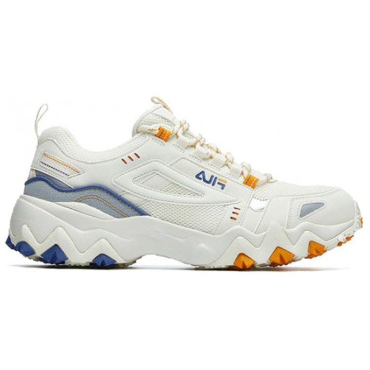 FILA Oakmont Fabric Retro Low-Top Lifestyle Sneakers Men sneakers Yellow White Blue F12M031111FSW