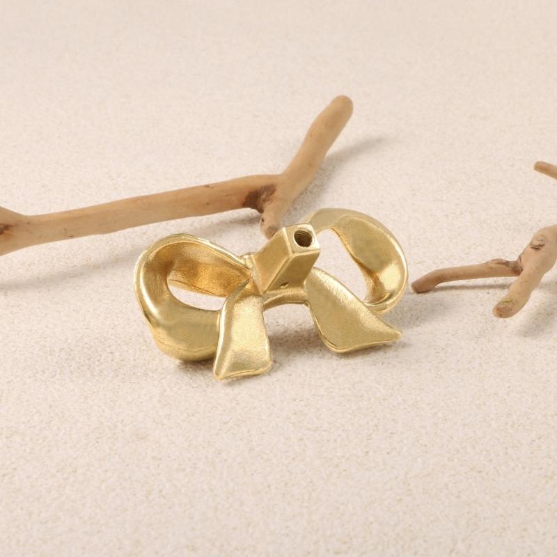 Simple Metal Cabinet Knob Drawer Pulls Bowknot Shape Furniture Decorative Handle for Kitchen Cupboard Wardrobe