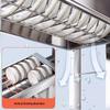 Expandable Double-Layer Kitchen Sink Dish Drying Rack