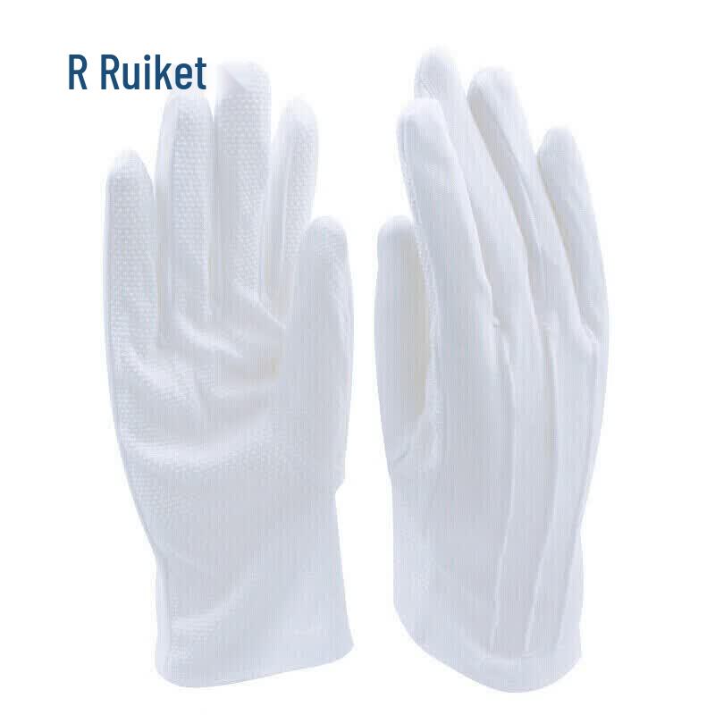 Rickett RSH50 White Anti-Slip Work & Etiquette Gloves