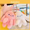 Keychain Rabbit Carrot Plush Toy Stuffed Doll Pendant Decoration Gift Kids
