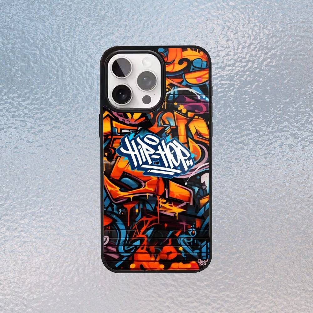 Coole Bunte Graffiti Handyhülle Für iPhone17,16,15,14,13,12,11 Plus,Pro Max Magnetisches Magsafe Kabelloses Laden