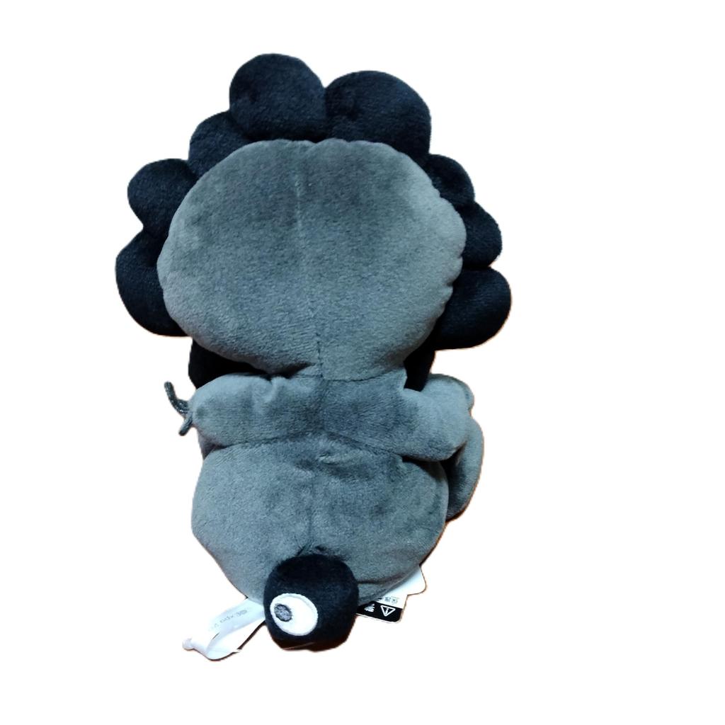 Black Myaku Myaku Beanbag-Style Plush Toy, Size S, Black Myaku [EXPO2025] Monotone Black, Black, Beanbag Mascot, Exclusive To the OsakaKansai Expo,