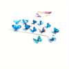 12pcs 3D Butterfly Sticker, Butterfly Wall Art, For Home Decor, Stickers, Wall Decal, Vinly Decal For Home Stickers Gifts Birthday