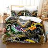 3D Print Monster Jam Bedding Set Duvet Cover Bed Set Quilt Cover Pillowcase Comforter King Queen Size Boys Adult Bedding Set