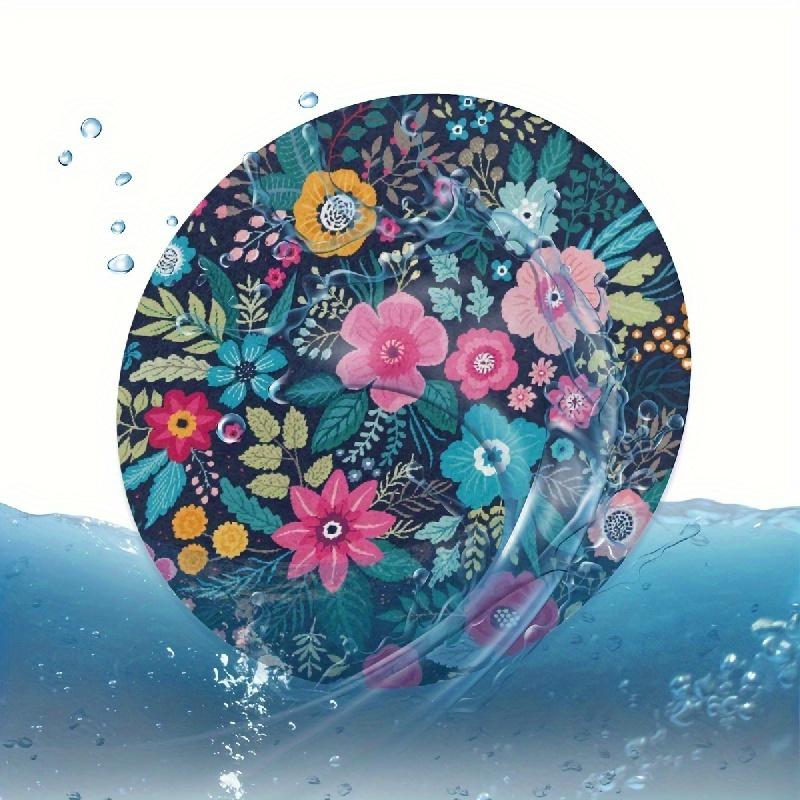 [Absorbent Flowers Coaster] 2pcs Absorbent Flowers Car Cup Holder Coaster Mats | Car Interior Accessories For Women