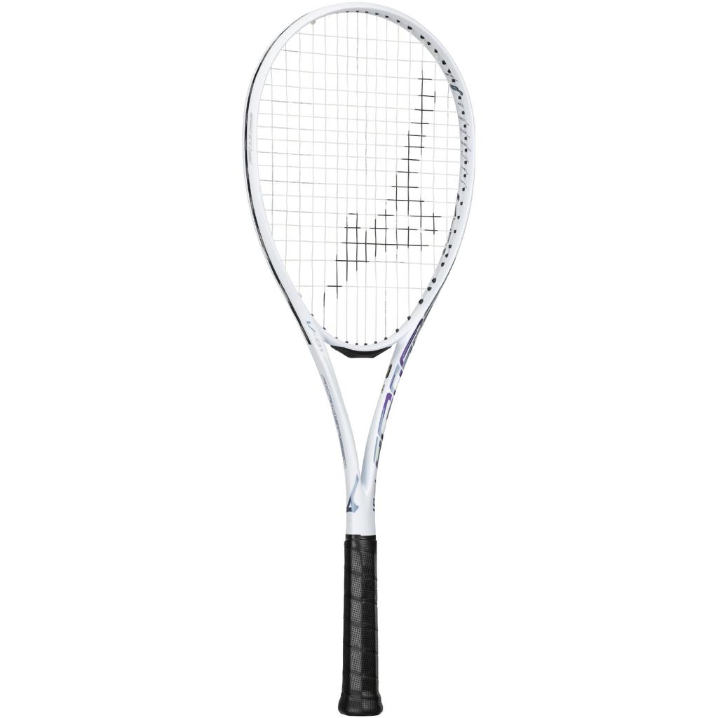 MIZUNO AcroSpeed Tennis Racket for Soft Tennis Portable Case Ice Blue x Purple 63JTN6A3 V-01 (Unisex) (Frame Only, Included)