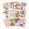 36 Blätter Lustige Kinder Verkleidungs Puzzle Aufkleber Niedliche Cartoon Kreativer Spaß Kinder Puzzle Konto Material Wasserdichter Aufkleber