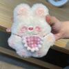Plush Bunny Bib Pendant Toy Bag Accessory