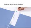 A4 Document Organizer Matte Finish Folding Clipboard Office Binder  School Storage Folder  Secretary  Contract Briefcase Blue