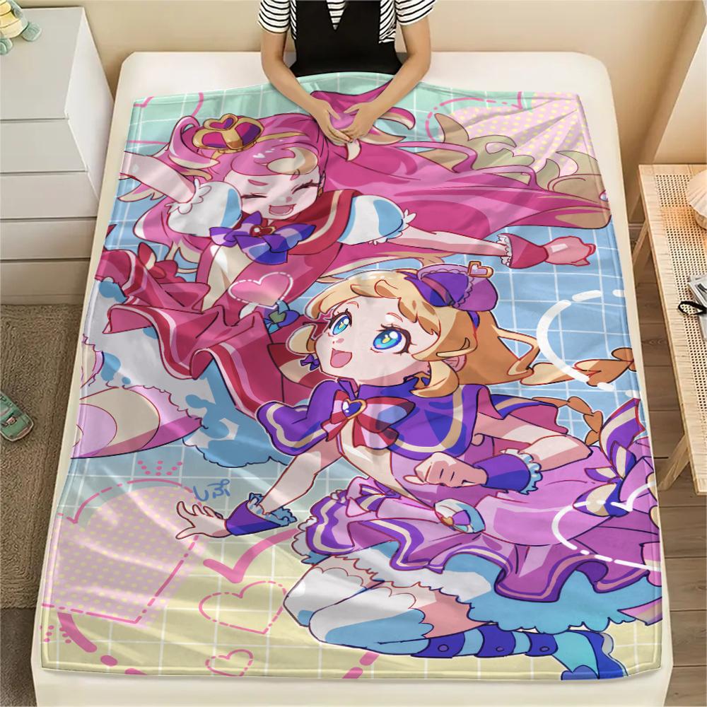 Pretty Cure Best Friends Blanket, Pretty Cure Fan Cozy Throw, Great Gift.chl 75x90cm