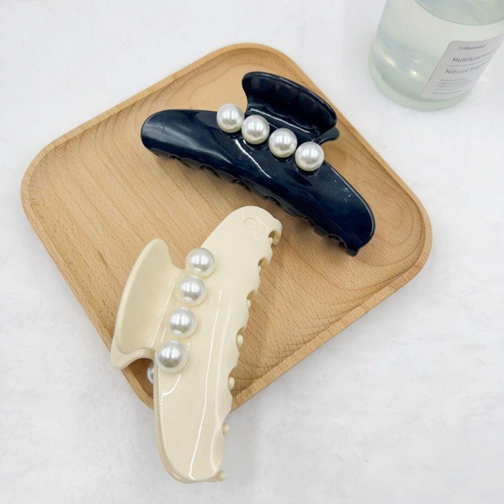 Hair Jewelry Ornament French Design Hair Claw Clip Elegant Hair Ponytail Clip for Girls