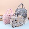 Lunch Bag Handle Insulation Cooler Bag For Women Kid Cartoon Animals Lunch Box Picnic Travel Portable Food Storage Thermal Bag
