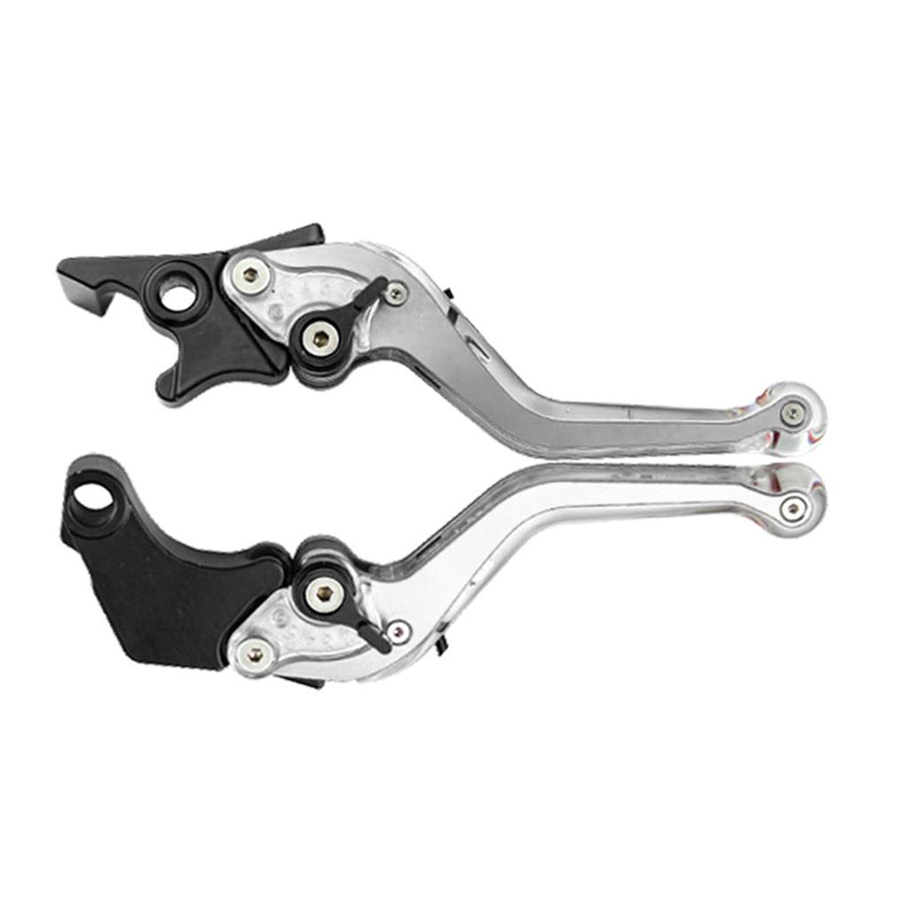 Motorcycle Brake Handle Adjustable Size Motorbike Modification Clutch Drum Brake Lever Handle with LED Light