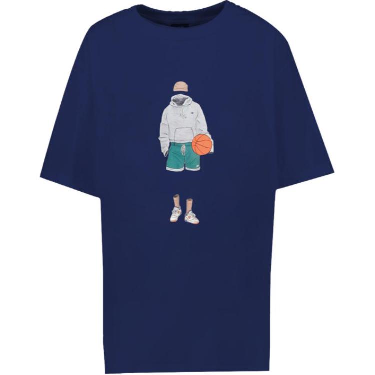 New Balance Athletics Basketball T Shirt MT41578-NNY M