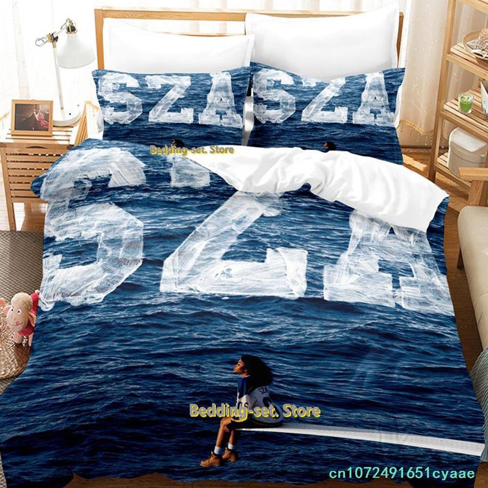 Popular SZA Bedding Set Single Twin Full Queen King Size Bed Set Adult Kid Bedroom Duvetcover Sets Anime Parure De Lit Bed