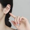 S925 Sterling Silver Moissanite Ear Cuff: Light Luxury No-Piercing Earrings