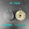 6mm Metall-KnebelSchalter für Erdgas- & Flüssiggasherde