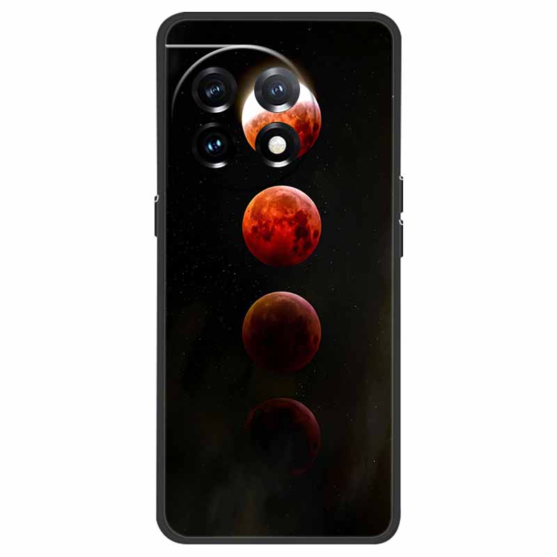 Für OnePlus 11 Hülle OnePlus11 5G Stoßfest Weiches Silikon TPU Rückseite für OnePlus 11 One Plus 11 5G Handyhüllen Niedliche Katze Wolf