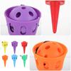 6Pcs Ball Catch Launcher for Kids Outdoor Indoor Fun Interactive Catching Cup Game Set with Plastic Catch Balls for Children