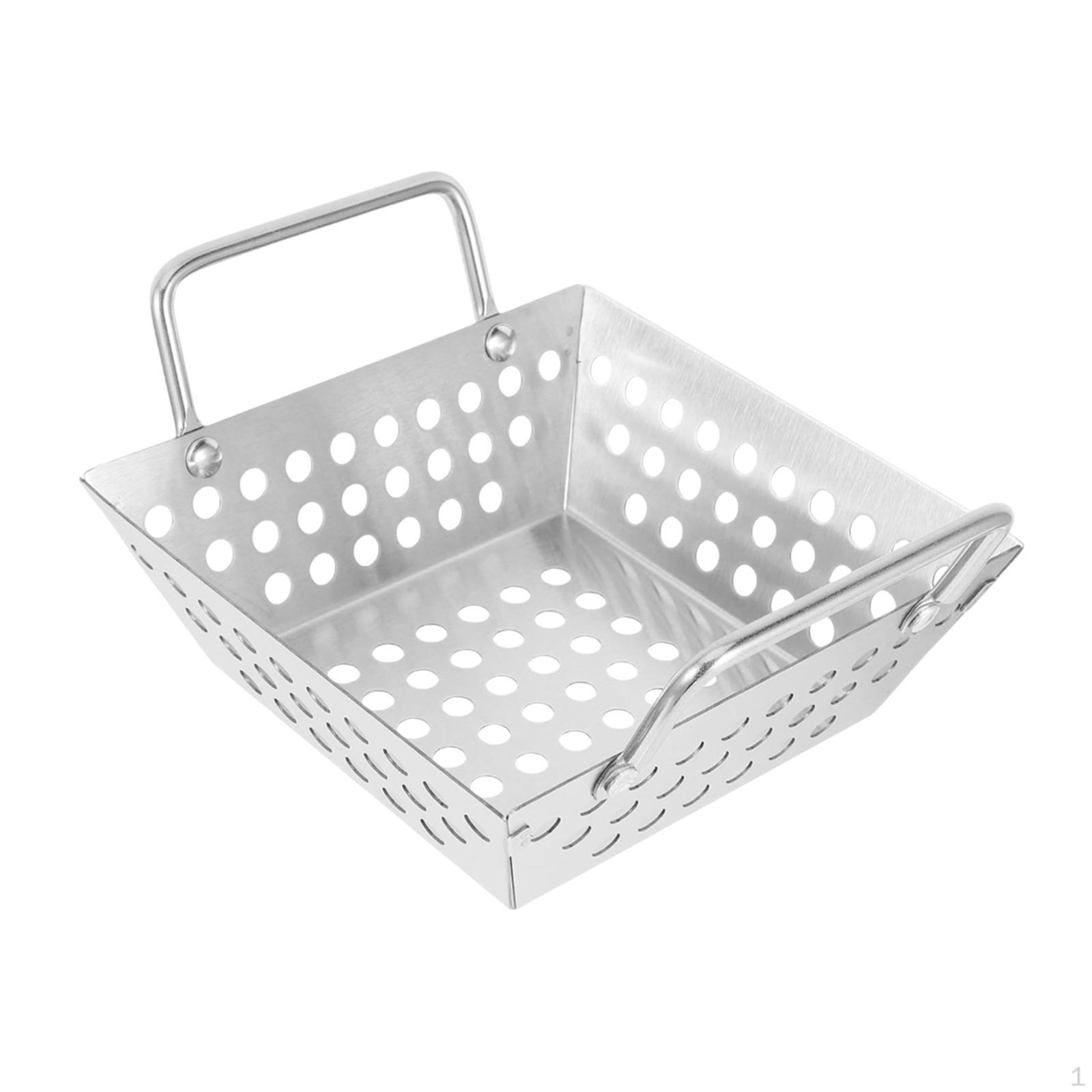 

Deep Fry Steel Frying Basket, Drainage And Rinse of Basket Multifunctional Strainers for Internal Basket Dia. 16cm
