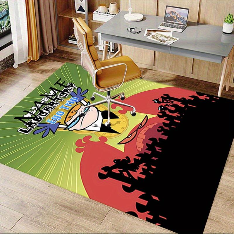Dexter's Laboratory Ego Trip Office Carpet Soft Polyester Entrance Carpet Washable Non slip Machine