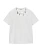 INTEMPOMOOD Necklace Print Short Sleeve_White