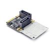 Mini PCIE Adapter to 2 Port SATA3.0 6Gbps Fast Speed Expansion Card ASM1061 Controller for Computer Desktop Accessories