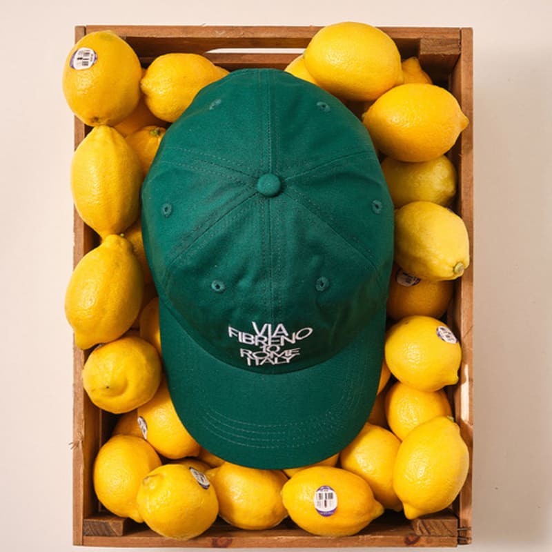 

via fiberno ball cap deep green DEEP GREEN