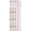 Swig Life Reble Straws Nutcracker Sugar Plum Soldiers Tall Straw Set & Cleaning Brush, Each Straw Is 10.25 Inch Long (Fits Swig Life 20oz, 22oz, and