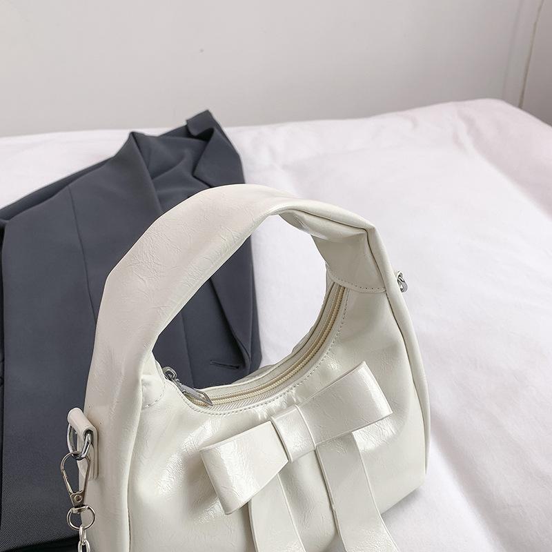 Bow Portable Underarm Bag Women's 2025 New Spring and Summer Premium Shoulder Bag Versatile Casual Messenger Bag