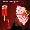 Red Envelope Fan Foldable Design Double Function Gift New Traditional Portable Holder Chinese Celebration Blessing Money Ye K3P9