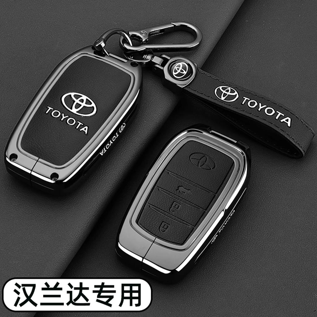 svagd6 Zinc Alloy Car Remote Key Case Cover for Toyota CHR Prado Prius Camry Corolla RAV4 - Durable Replacement Key Shell Accessory