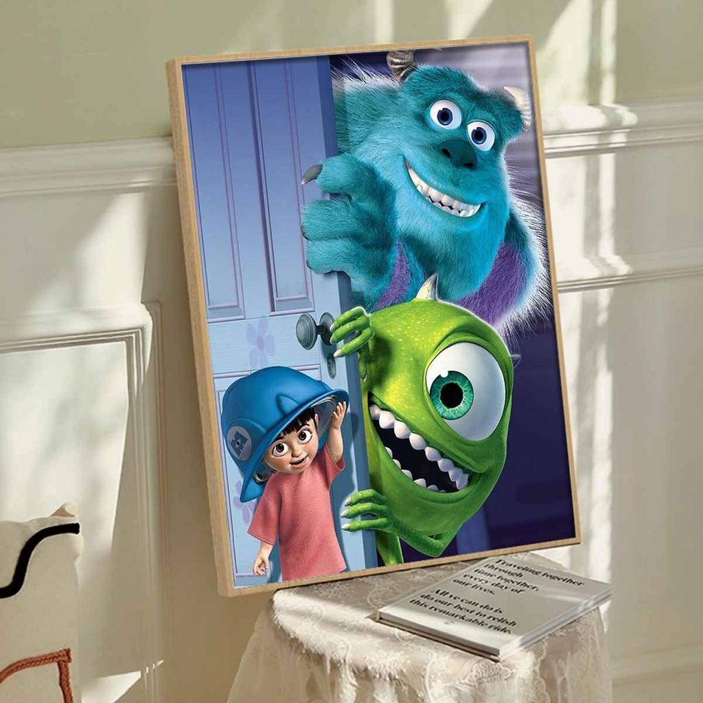 DIY Diamond Painting Monster Academy Cross Stitch Kit Mosaic Art Diamond Painting Full Circle Diamond Home Decoration