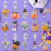 Halloween Copper Charms Original Beads Pumpkin Skeleton Fit Bracelet Pendant Diy Woman Jewelry
