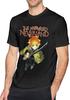 Mens Personalized Casual Teeekiro Shadows Die Twic Logo T-Shirt Black
