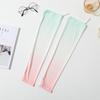 Gradient Color Sunscreen Arm Sleeves Pulling Rope Cycling Arm Cover Ice Silk Arm Sleeves  Ladies