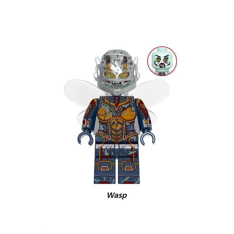 X0325 Superhelden-Serie Bausteinspielzeug für Kinder ABS-Material Visuelle und intellektuelle Entwicklung Praktische Koordination Interaktives Spiel