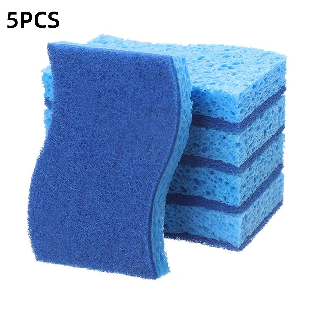 5-50pcs Dishwashing Sponge Kitchen Nano Emery Magic Clean Rub Pot Rust Focal Stains Sponge Removing Kit Cleaning Brush Sponges
