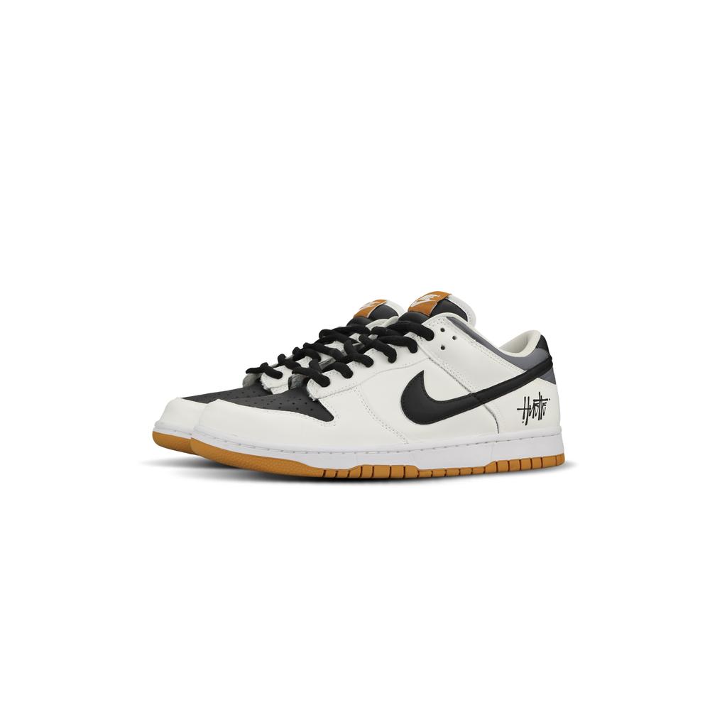 Nike Dunk Skateboard Shoes Men's Low Top Black Gray FQ6965-700(Team333)