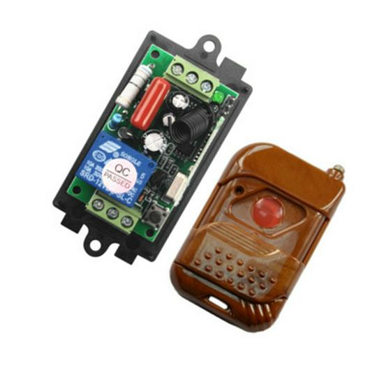 220V Wireless Remote Control Switch, Single Channel, 10A Relay Output, Non-live Terminal.