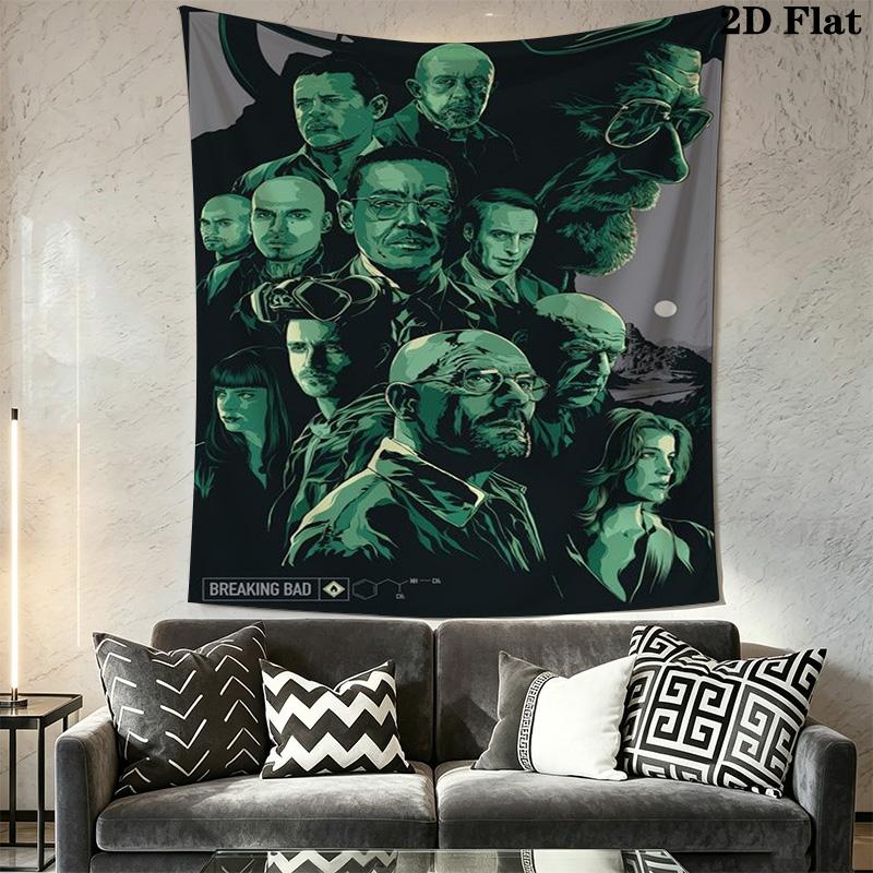 Bad Poster Art Tapestry Fashion Print Background Cloth Soft Work Of Art Wall Decoration