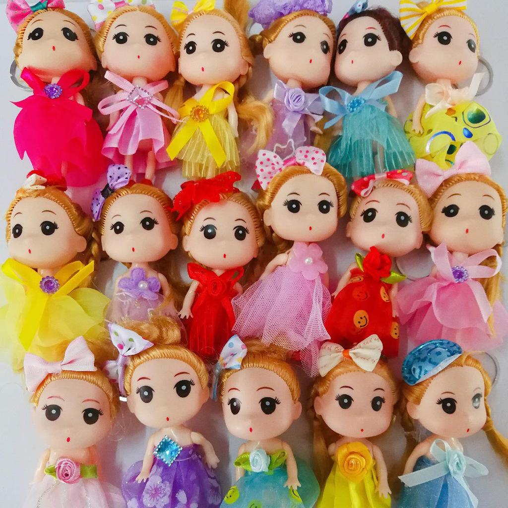 Happy Princess 12cm Girl Doll Keychain – Perfect Kindergarten Reward Gift