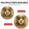 Copper Cymbal Percussion Instrument High Pitched Hanging Ding Ding Cymbal Band Drum Accessories Musical Cymbals Set