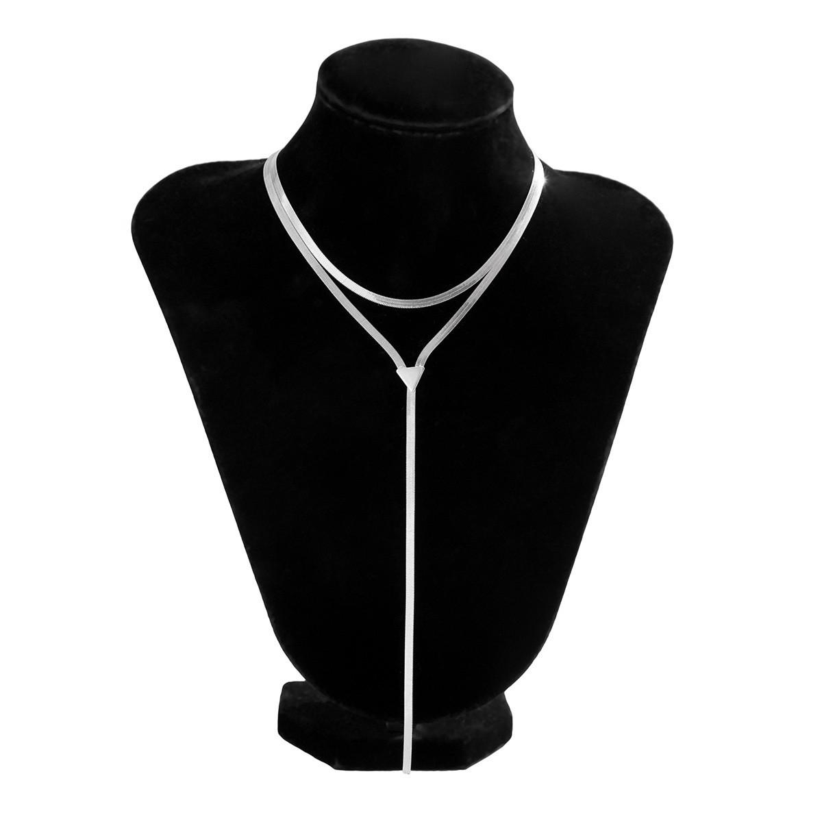 

Модное ожерелье, цепочка на ключицу, женское ожерелье в подарок One Size