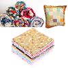 56pcs Square Cotton Fabric 25x25cm Sewing Tissue Floral Print Household Handcraft DIY Accessories